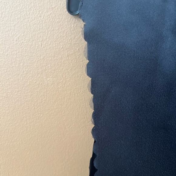 Madewell Blaco Silk Scalloped Edge Sleeveless Tank Blouse Size Large Peplum - Picture 4 of 6